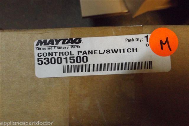 MAYTAG MICROWAVE 53001500 CONTROL PANEL SWITCH NEW IN BOX MAYTAG MICROWAVE 53001500 CONTROL PANEL SWITCH NEW IN BOX